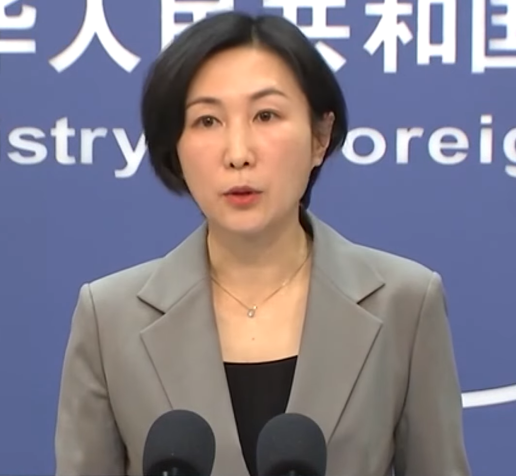 Chinese Foreign Ministry spokesperson Mao Ning at a 2023 press briefing