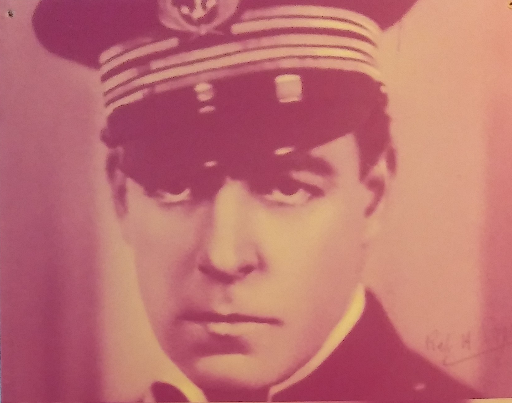 Detail of the memorial panel to Jacques Trolley de Prévaux at Montluc prison