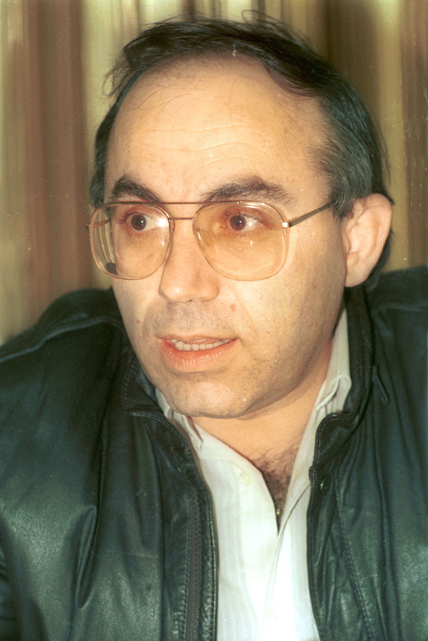 Yossi Ginosar photographed in Jerusalem on January19,1988. Archive image.