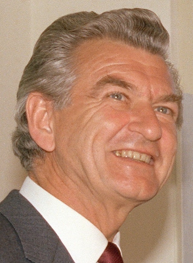 Australian prime minister Bob Hawke in June 1983