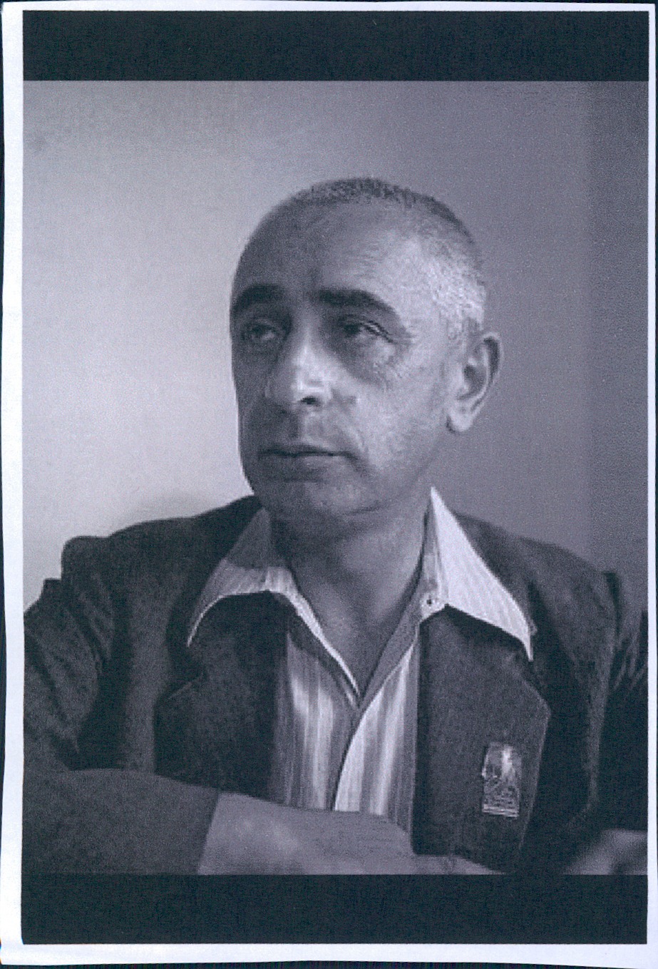 Pinchas Lavon in a Knesset Archives portrait